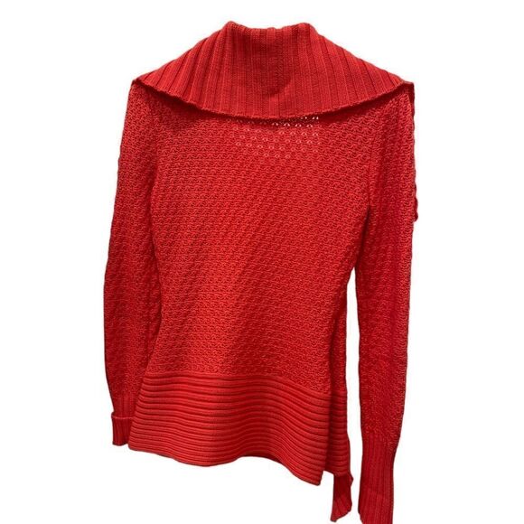 Cache Side Bucket Open Wrap Knit Cardigan.Size S - Picture 7 of 16